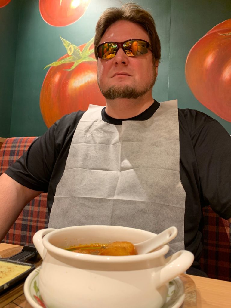 Sig Ready to eat his Tomato Ramen