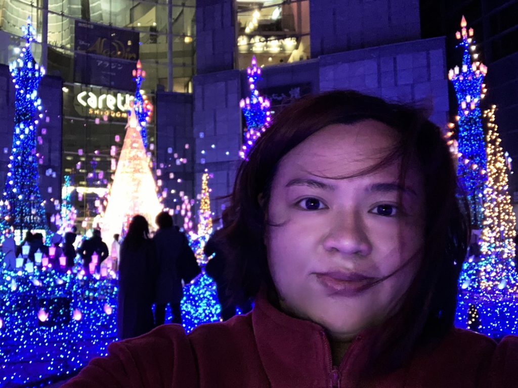 Anne at Carretta Shiodome Illuminations