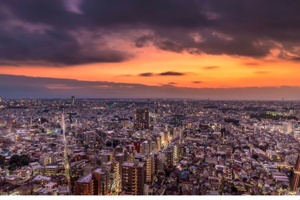 Sunset view from Carrot Tower