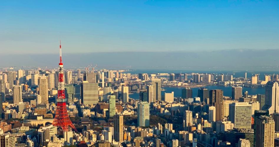 View of Tokyo Tower from Tokyo Sky View