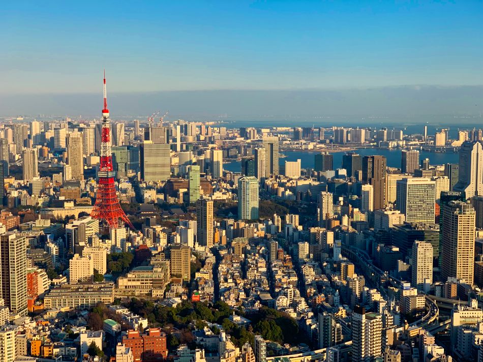 View of Tokyo Tower from Tokyo Sky View
