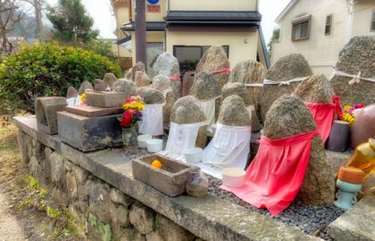 Ojizo-sama on Along the Philosopher's Walk