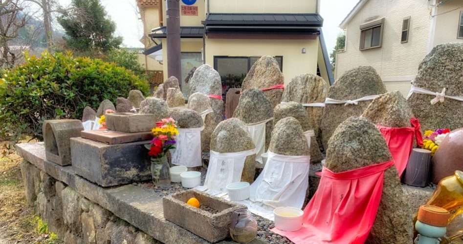 Ojizo-sama on Along the Philosopher's Walk